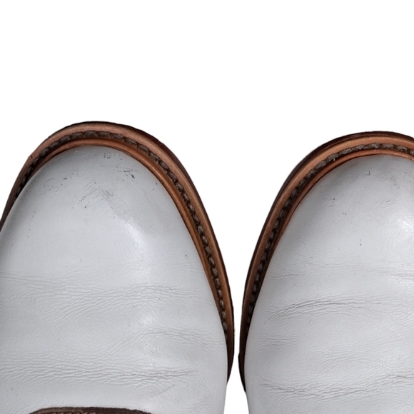 Ashworth Men's 9 White/Brown Golf Shoes - Picture 5 of 10